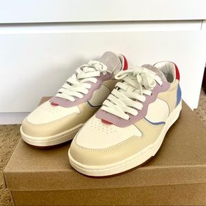 BRAND NEW Madewell court sneakers in leather and nubuck